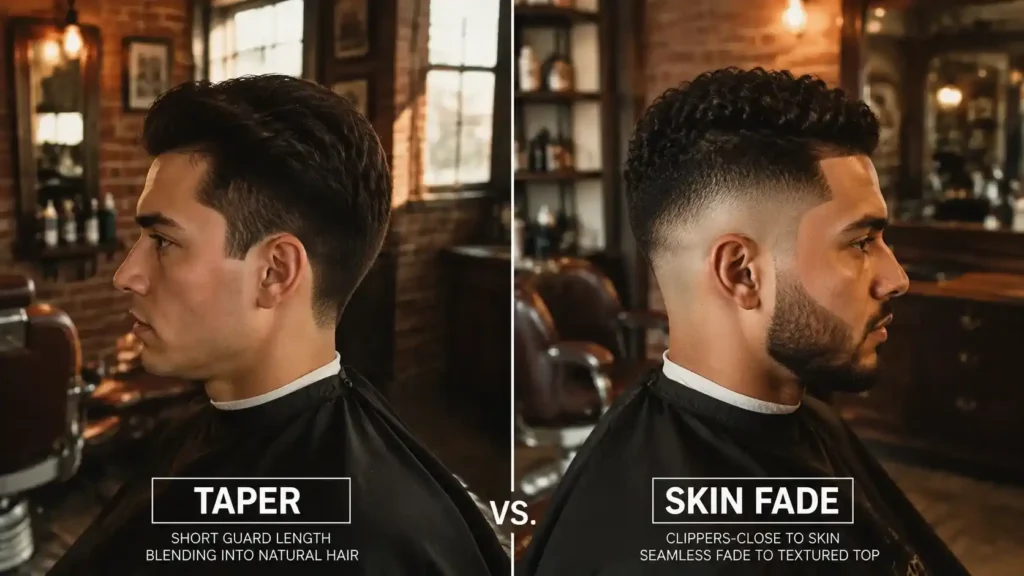 Skin Fade vs Taper: Which Haircut Actually Suits Your Face?